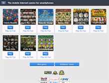 Tablet Screenshot of japanese.samplecasino.com