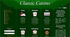 Desktop Screenshot of classic.samplecasino.com